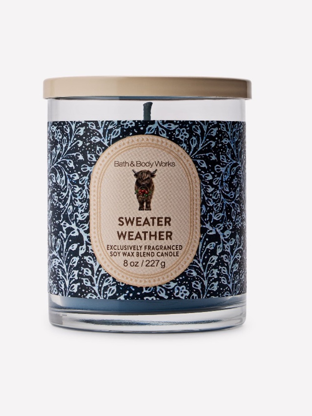 2/$20 “SWEATER WEATHER” Single Wick Candle by B&BW / WB 8 oz / 227 g, NWT (2026)